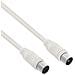 Cavo Tv Coassiale 9,52 Mm Senza Interferenze Maschio/femmina 2 M, Bianco - Foto miniatura 1