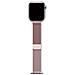 Bracciale Per Apple Watch 44 / 45 / 46 / 49 Mm In Maglia Milanese Traction, Rosa - Foto miniatura 3
