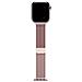 Bracciale Per Apple Watch 44 / 45 / 46 / 49 Mm In Maglia Milanese Traction, Rosa - Foto miniatura 2