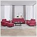 Set Di Divani 4 Pz Con Cuscini Rosso Vino In Velluto - Foto miniatura 1