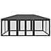 Tenda per Feste con 10 Pareti in Rete Antracite 6x4 m in HDPE - Foto miniatura 3