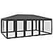Tenda per Feste con 10 Pareti in Rete Antracite 6x4 m in HDPE - Foto miniatura 1