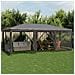 Tenda per Feste con 10 Pareti in Rete Antracite 6x4 m in HDPE - Foto miniatura 2