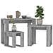 Tavolini Impilabili 3 Pz Grigio Sonoma In Legno Multistrato - Foto miniatura 3