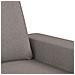 Poltrona con Poggiapiedi Tortora 60 cm in Tessuto - Foto miniatura 7