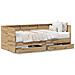 Daybed con Cassetti Rovere Artigianale Legno ingegnerizzato - Foto miniatura 4