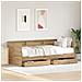 Daybed con Cassetti Rovere Artigianale Legno ingegnerizzato - Foto miniatura 5