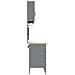 Set Armadio e Pegboard da 8 Pezzi Nero in MDF e Metallo - Foto miniatura 9