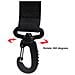 Set Di 4 Ganci Con Velcro Rotanti A 360 Gradi Compatibili Con Manubri Di Biciclette Elettriche E Carrelli, Nero, Nylon E Plastica Confezione Da 4 - Foto miniatura 3
