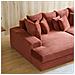 Cardiff Divano 4 Posti Deep Seat In Velluto A Coste Terracotta - Foto miniatura 2