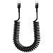 Cavo Di Ricarica Rapida 5a Retrattile A Molla Type-c A Type-c 2m Compatibile Con Huawei, Apple, Android - Foto miniatura 1