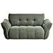 Divano 2 Posti Halba Bouclé Verde - Foto miniatura 3