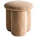 Pouf Carrington Bouclé Beige - Foto miniatura 3