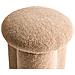 Pouf Carrington Bouclé Beige - Foto miniatura 4