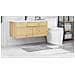 Tappeto da bagno Grigio 50 x 80 cm Polipropilene - Foto miniatura 4