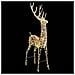 Renna 3D con 250 LED Bianco caldo 180 cm PET - Foto miniatura 2