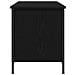 Mobile TV Rovere Nero 100 x 40 x 50 cm Legno multistrato - Foto miniatura 6