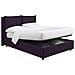 Diamante - Letto Piazza E Mezza Sfoderabile, Viola - Foto miniatura 3