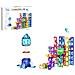 Set blocchi magnetici 155 pezzi per bambini pista a palle - Foto miniatura 1