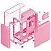 X50 MID TOWER CASE STRAWBERRY MILK - Foto miniatura 7