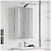 Mobiletto per specchio da bagno Bianco 30 x 10,5 x 50 cm - Foto miniatura 4