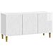 Mobile TV 99 x 34,5 x 50 cm Bianco Lucido Legno ingegnerizzato - Foto miniatura 1