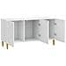 Mobile TV 99 x 34,5 x 50 cm Bianco Lucido Legno ingegnerizzato - Foto miniatura 2