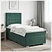 Letto box spring con materasso Verde Scuro 90 x 200 cm Velluto - Foto miniatura 2