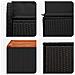 Set di divani 6 pz Nero Rattan sintetico e Acciaio - Foto miniatura 6