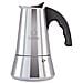 Moka 6 Tazze Acciaio Inox Colore Rosso ad Induzione - Linea Miss Conny - Foto miniatura 1