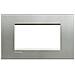 Placca Living Light Argento Lna4804ag Quadra 4 Posti - Foto miniatura 1