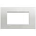 Placca Living Light Argento Lna4804ag Quadra 4 Posti - Foto miniatura 5