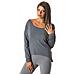 Maglia Donna Yoga Maxi Jersey Grigio L - Foto miniatura 1