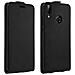 Custodia Huawei P20 Lite Sportellino Verticale Portacarte Cover Silicone Nero - Foto miniatura 2