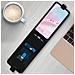 Custodia Huawei P20 Lite Sportellino Verticale Portacarte Cover Silicone Nero - Foto miniatura 3