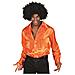 Camicia Stile Disco Arancione Da Uomo - Taglia: L - Foto miniatura 1