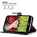 Custodia Compatibile Con Lg G2 In Nero Grafite - Coperchio Protettiva Con Chiusura Magnetica, Funzione Stand E Tasca Per Le Carte - Foto miniatura 2