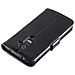 Custodia Compatibile Con Lg G2 In Nero Grafite - Coperchio Protettiva Con Chiusura Magnetica, Funzione Stand E Tasca Per Le Carte - Foto miniatura 9