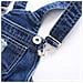Bambino Little Ragazzi Ragazze Stone Washed Strappato Morbida Denim Tuta Blu 6-12 Mesi - Foto miniatura 2
