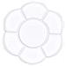 Af994 Fiore Vernice Palette Di Plastica Con 7 Wells Per La Pittura E Arti E Mestieri Progetti Per Bambini (confezione Da 3) Bianco 17 Centimetri - Foto miniatura 2