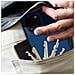 Cover Per Iphone 14 Pro Max In Silicone Semi-rigido Soft-touch Azzurra - Foto miniatura 3