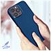 Cover Per Iphone 14 Pro Max In Silicone Semi-rigido Soft-touch Azzurra - Foto miniatura 5