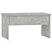 Tavolino Grigio Cemento 80x50,5x41,5 Cm In Legno Multistrato - Foto miniatura 4