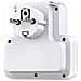 Adattatore Multipresa Con 2 Prese E 2 Porte Usb 24w, Luce A Led Bianco - Foto miniatura 4