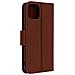 Custodia Vera Pelle Per Iphone 14 Pro Max Portacarte E Supporto Video Marrone - Foto miniatura 5