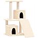 Albero Per Gatti Con Tiragraffi In Sisal Crema 82 Cm - Foto miniatura 1