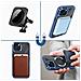 Cover Magsafe Per Iphone 15 Silicone Bordo Cromato Blu - Foto miniatura 5