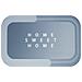 Tappeto Bagno Doccia Antiscivolo Assorbente Home Sweet Home Home Sweet Home Azzurro - Foto miniatura 1