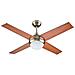 Ventilatore Da Soffitto Bastilipo Mojacar 50w Pelle - Foto miniatura 2
