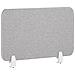 Pannello Divisorio Per Scrivania Grigio Chiaro 80 X 40 Cm Wally - Foto miniatura 4